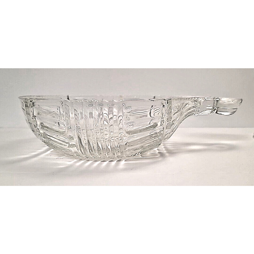 Vtg Fifth Avenue Crystal Christmas Ornament‎ Shaped Snowflake Serving Bowl/ Dish - Picture 2 of 8